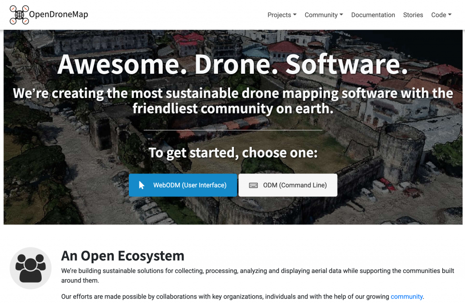 Best Free Drone Mapping Software - Web ODM 960x625