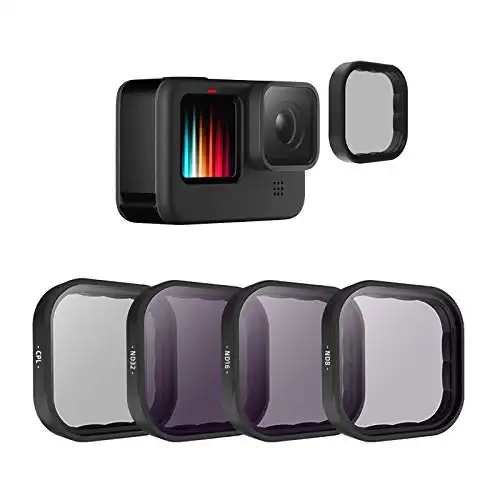 TELESIN 4-Pack Lens Filter CPL ND8 ND16 ND32