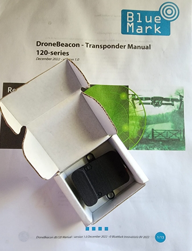Bluemark DroneBeacon Remote ID Transponder (Review) – Droneblog