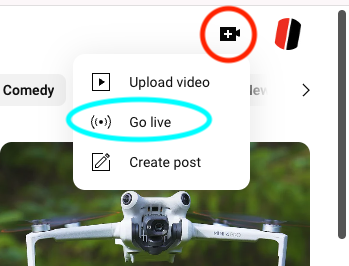 Dji phantom 4 hot sale pro live stream